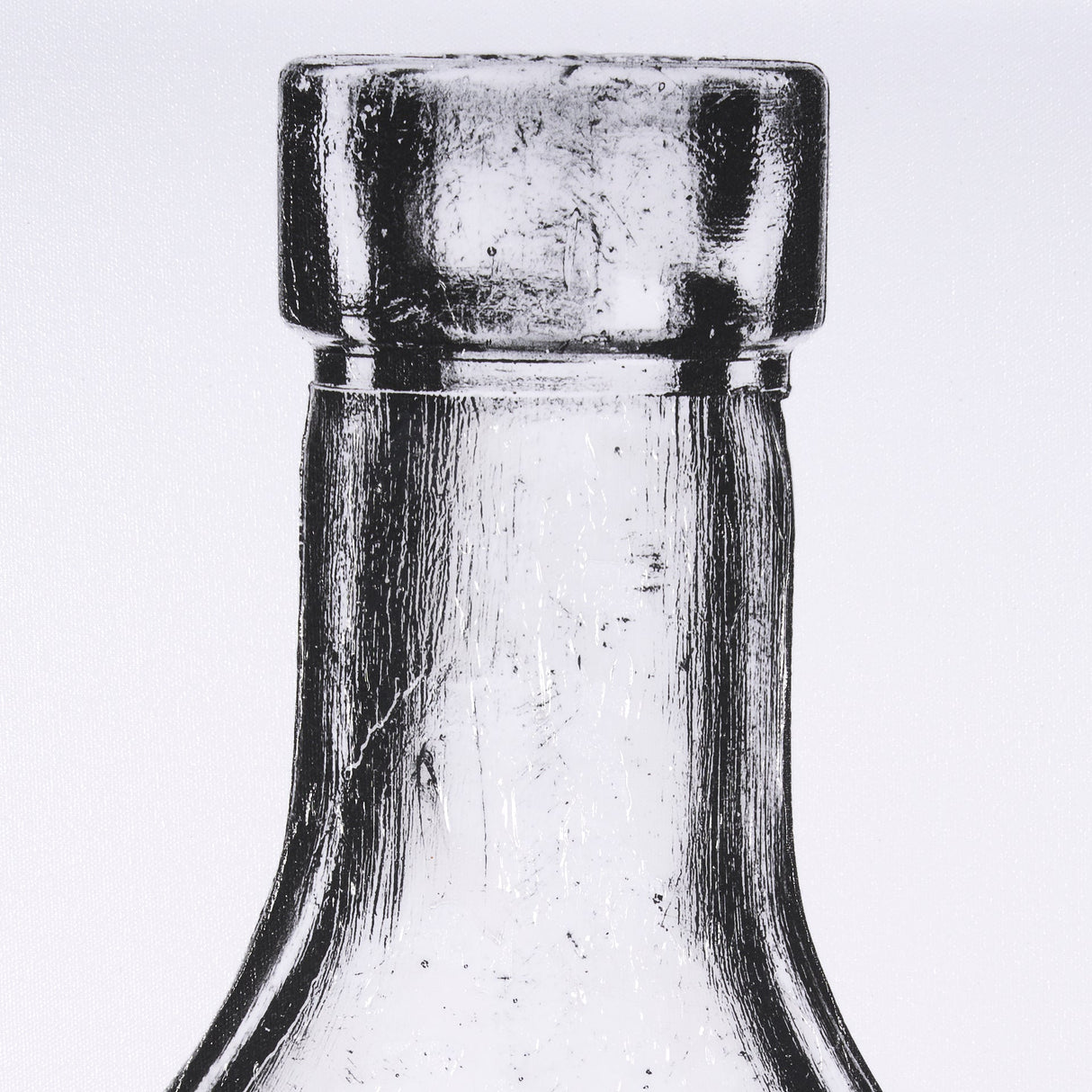 Collected Glassware - Vintage by Paige Craig a Hand Embellished Textured Framed Art Print by Mercana at Eve Furniture
