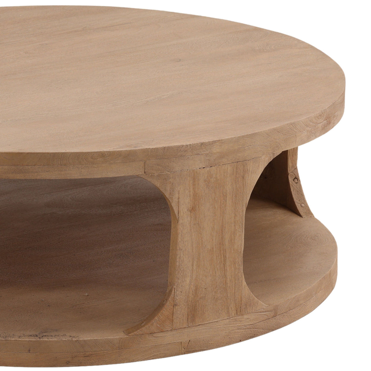 Collina Coffee Table, Natural by Dovetail at Eve Furniture