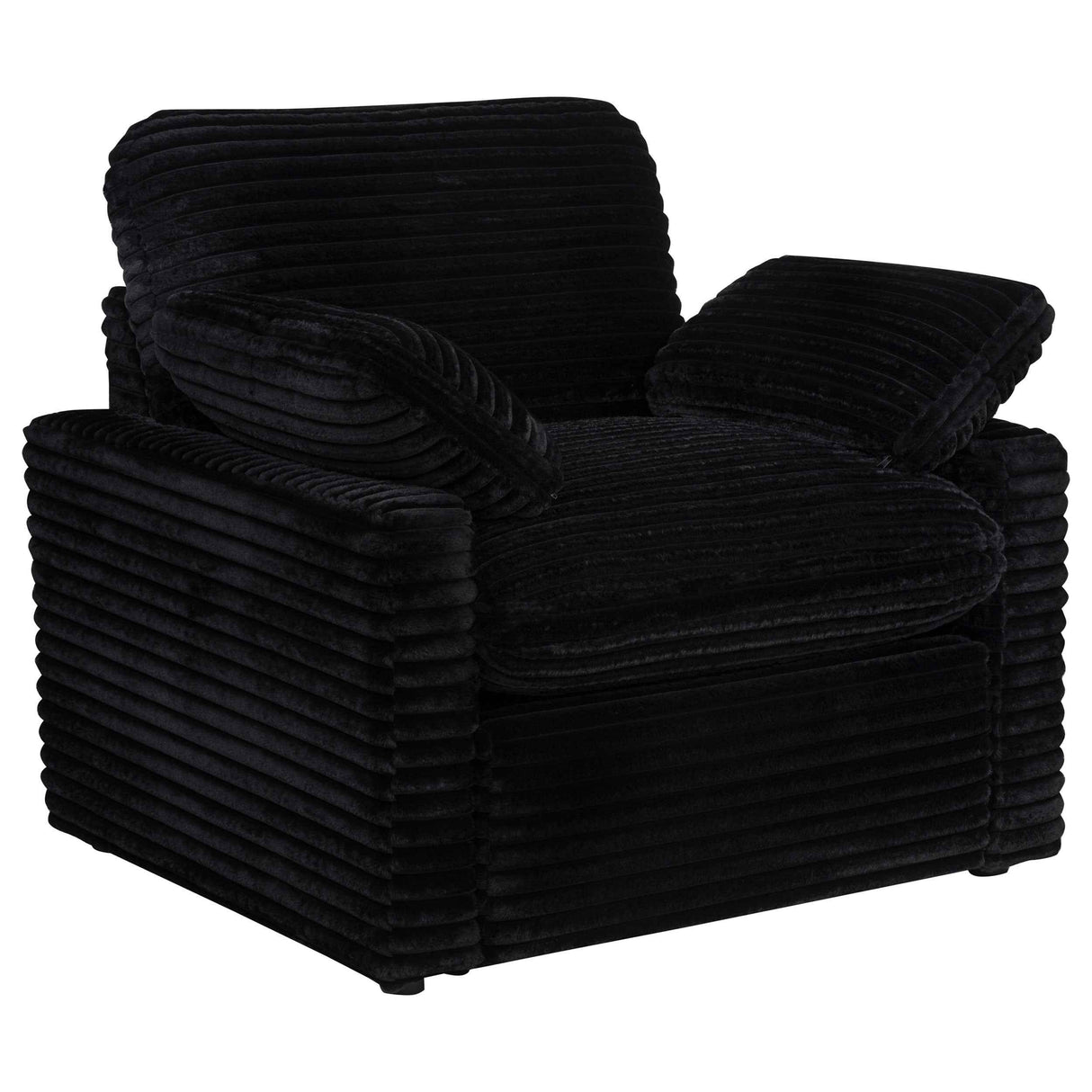 Collins Black Upholstered Power Recliner Chair by Coaster at Eve Furniture