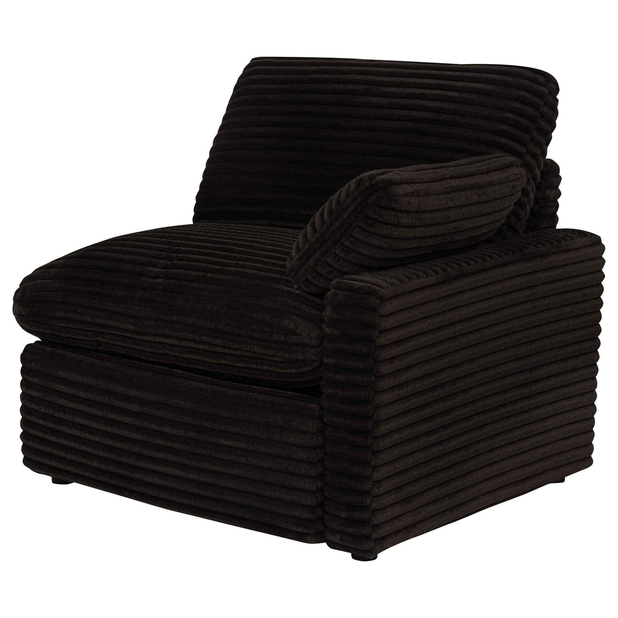 Collins Chocolate Brown Modular Power Loveseat by Coaster at Eve Furniture