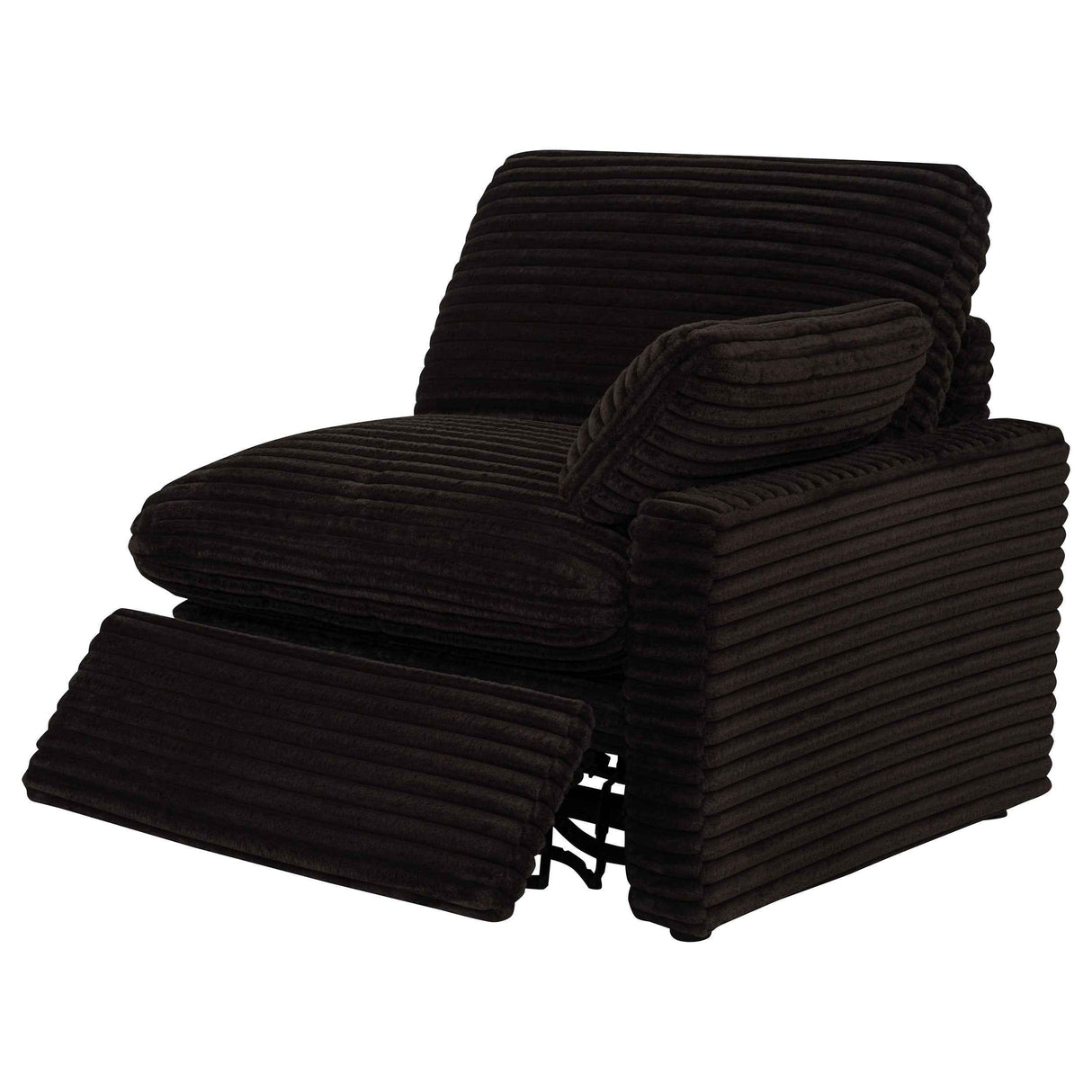Collins Chocolate Brown Modular Power Loveseat by Coaster at Eve Furniture