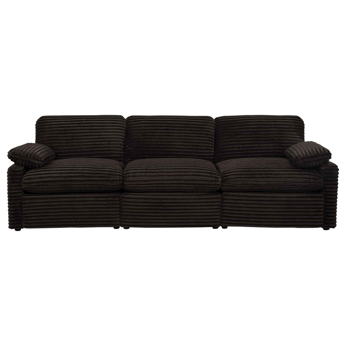 Collins Chocolate Brown Modular Power Sofa by Coaster at Eve Furniture