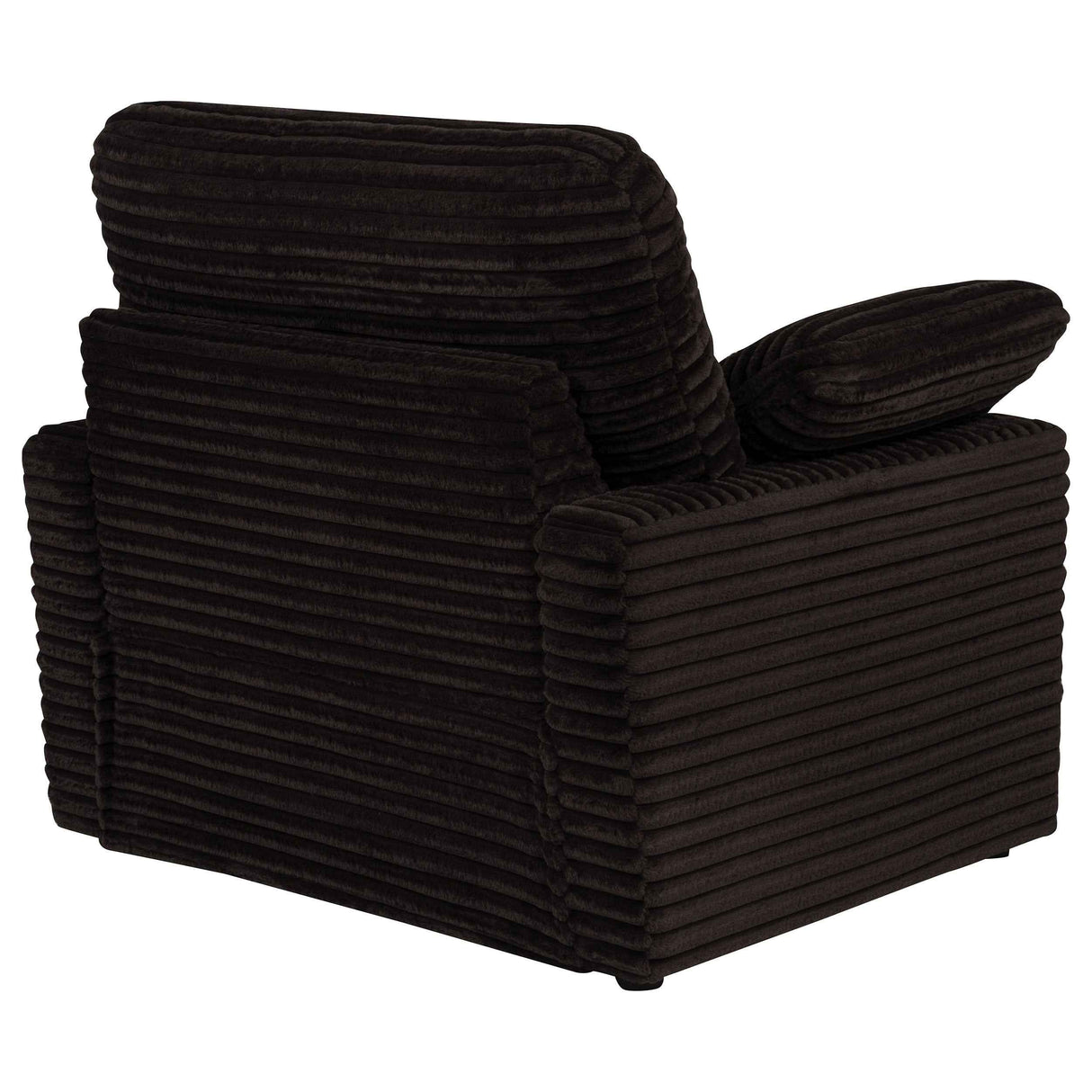 Collins Chocolate Brown Upholstered Power Recliner Chair by Coaster at Eve Furniture