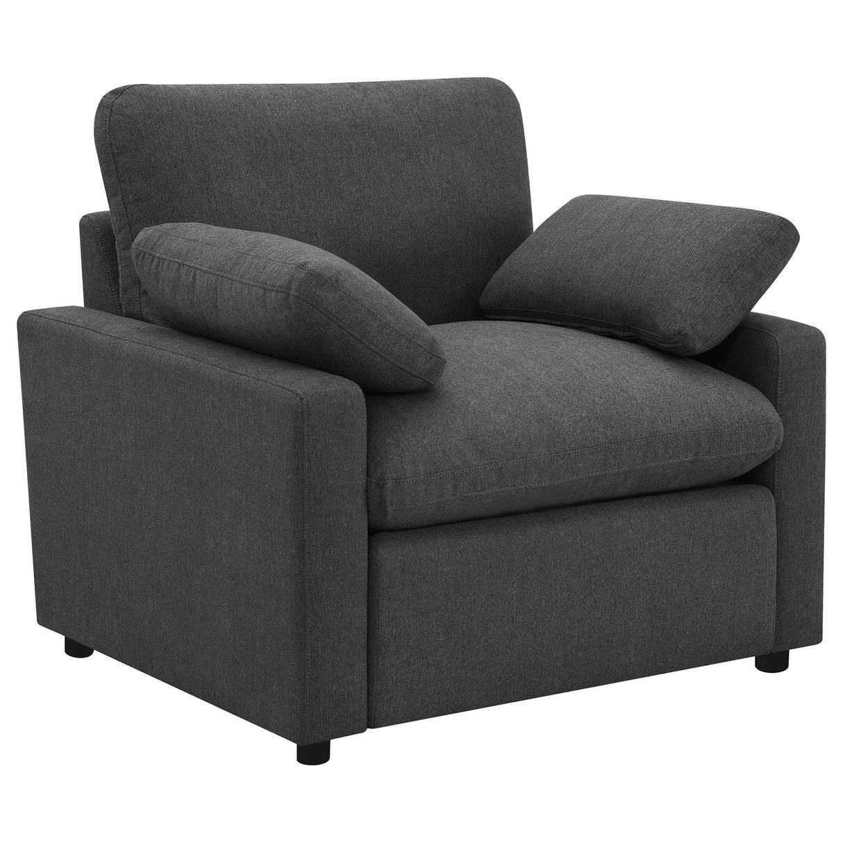 Collins Dark Gray Power Recliner Chair by Coaster at Eve Furniture
