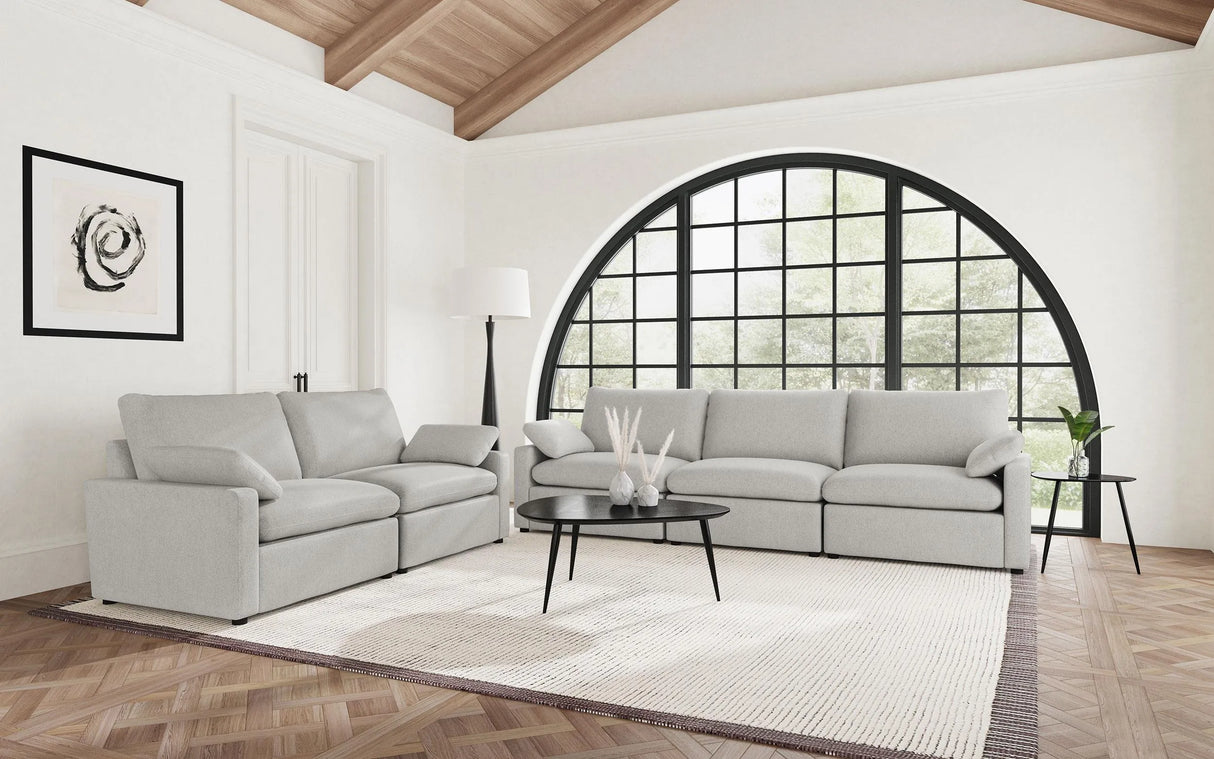 Collins Gray Modular Power Reclining Loveseat by Coaster at Eve Furniture