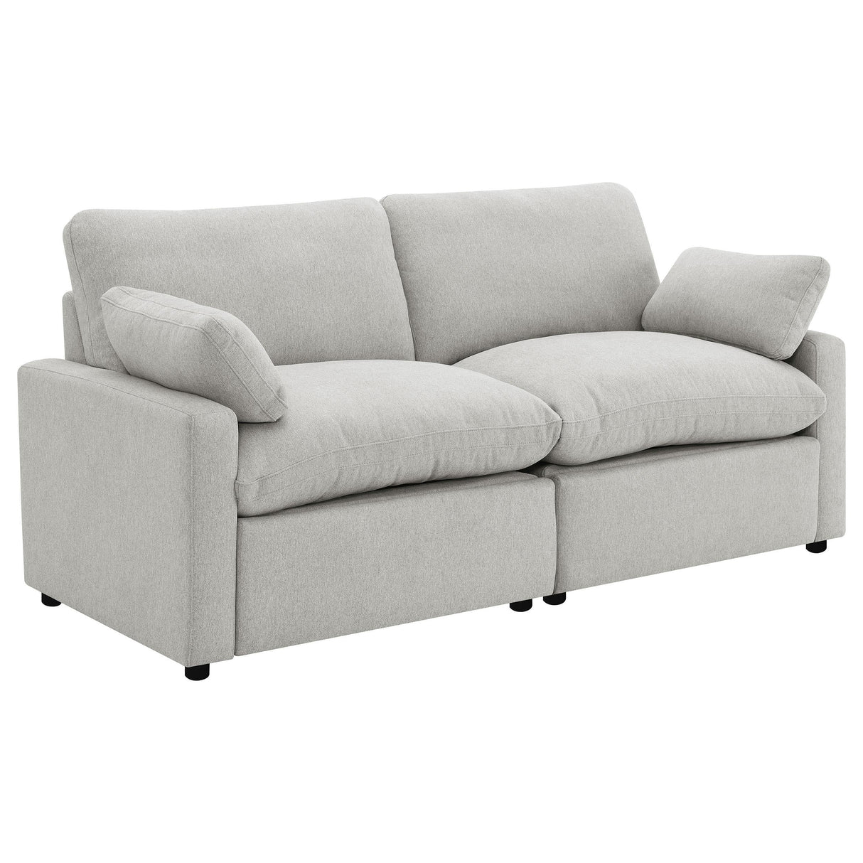 Collins Gray Modular Power Reclining Loveseat by Coaster at Eve Furniture
