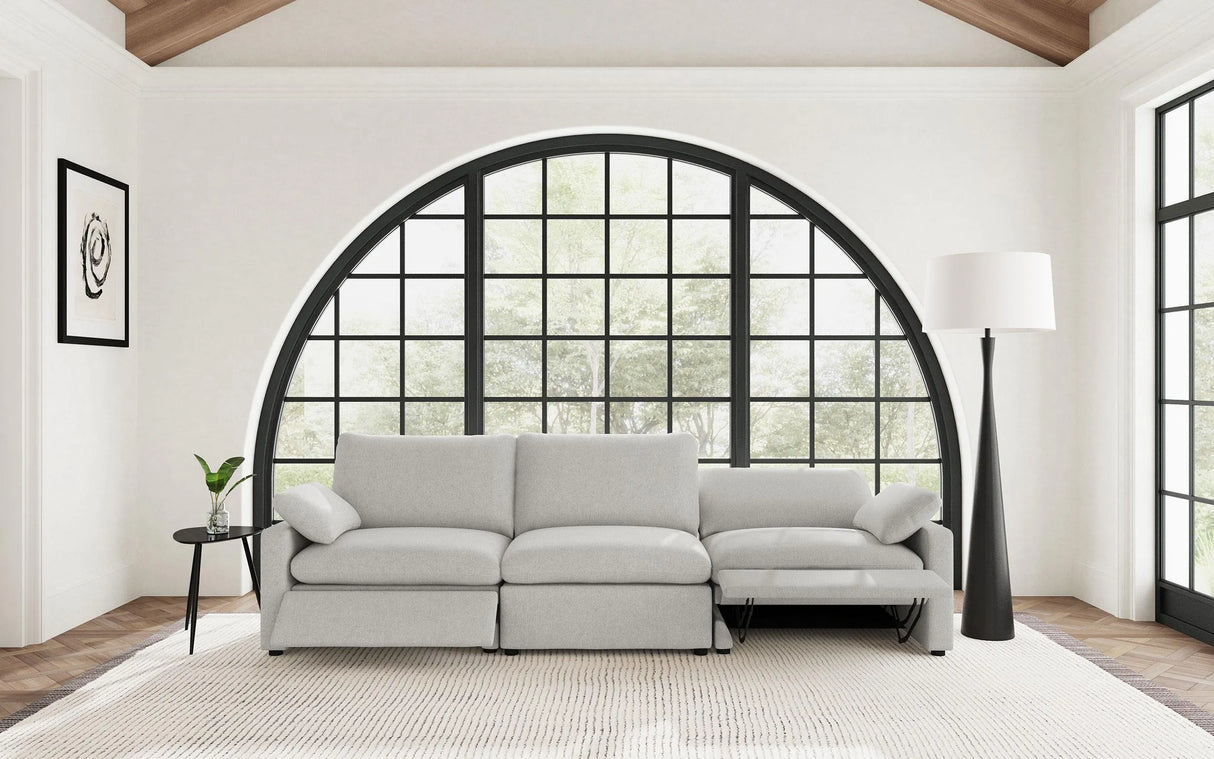 Collins Gray Modular Power Reclining Sofa by Coaster at Eve Furniture
