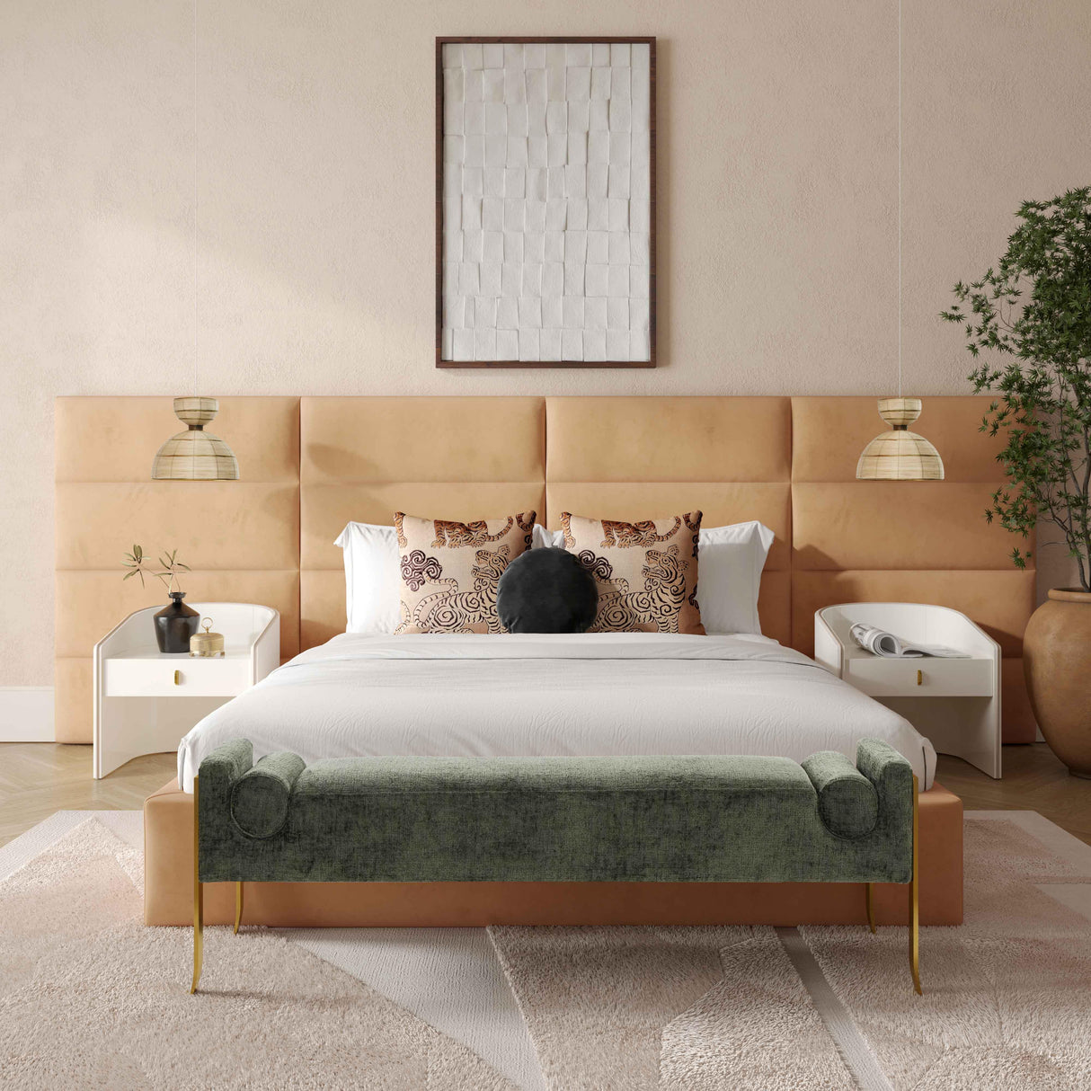 Collins Lacquer Nightstand by TOV Furniture at Eve Furniture