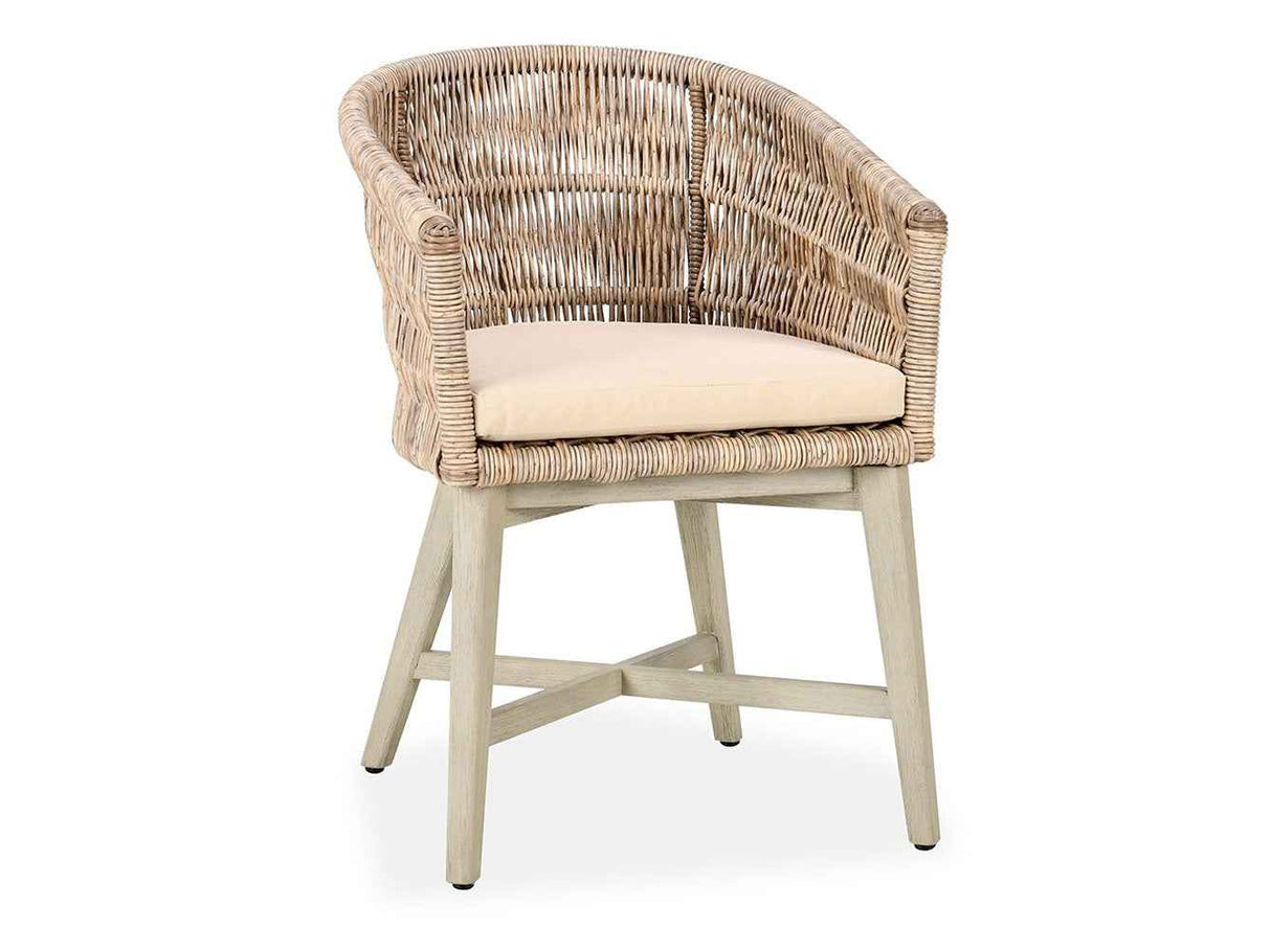 Collins Natural/Sand Outdoor Dining Chair by Classic Home at Eve Furniture