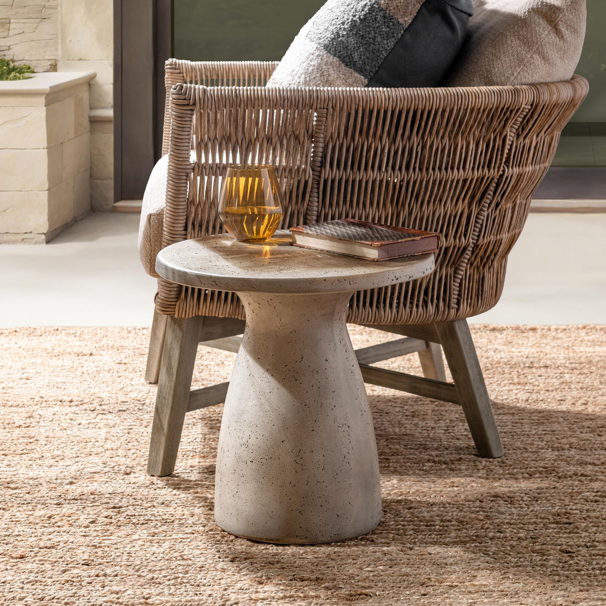 Collins Outdoor Accent Table by Classic Home at Eve Furniture