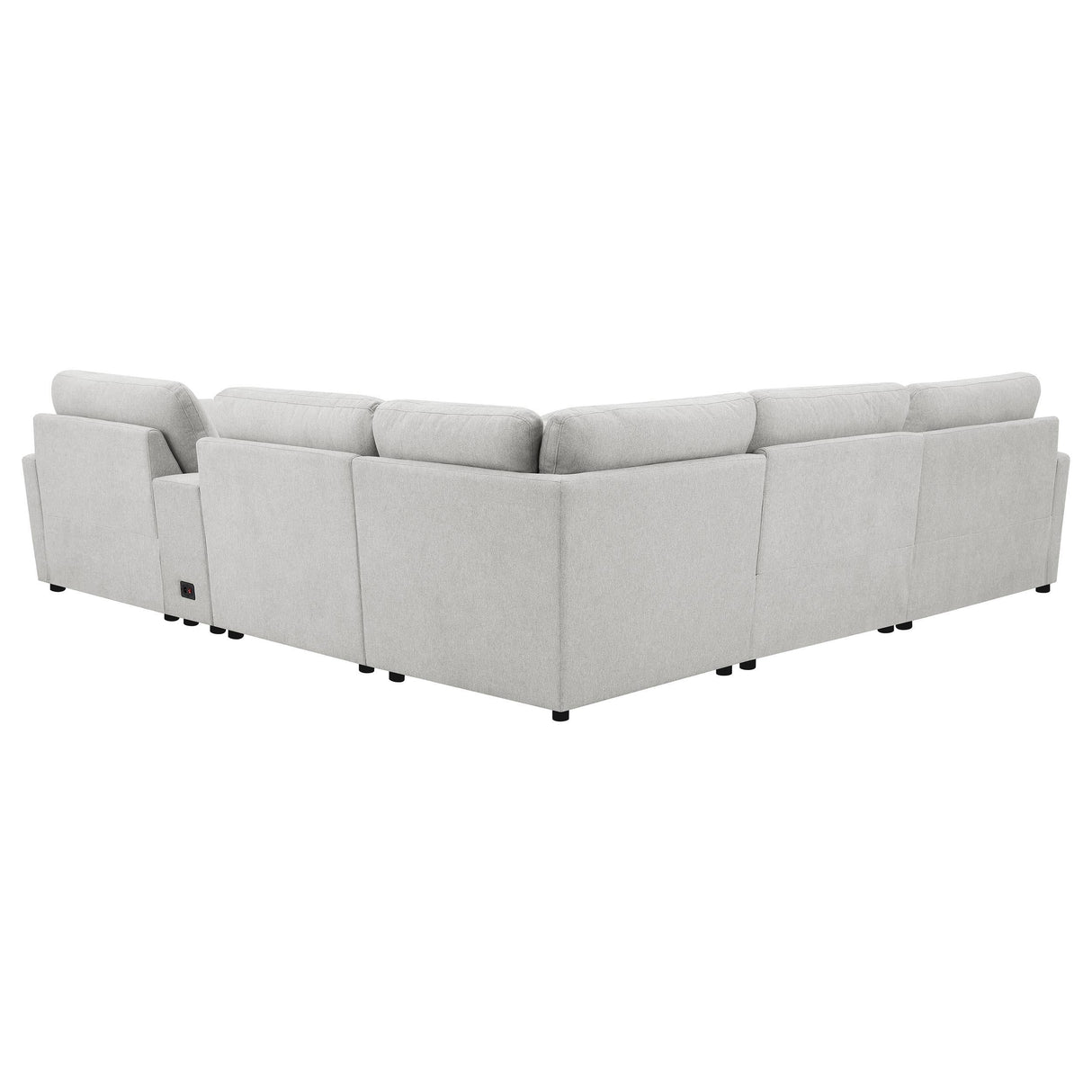 Collins Gray 6-Piece Modular Power Reclining Sectional by Coaster at Eve Furniture