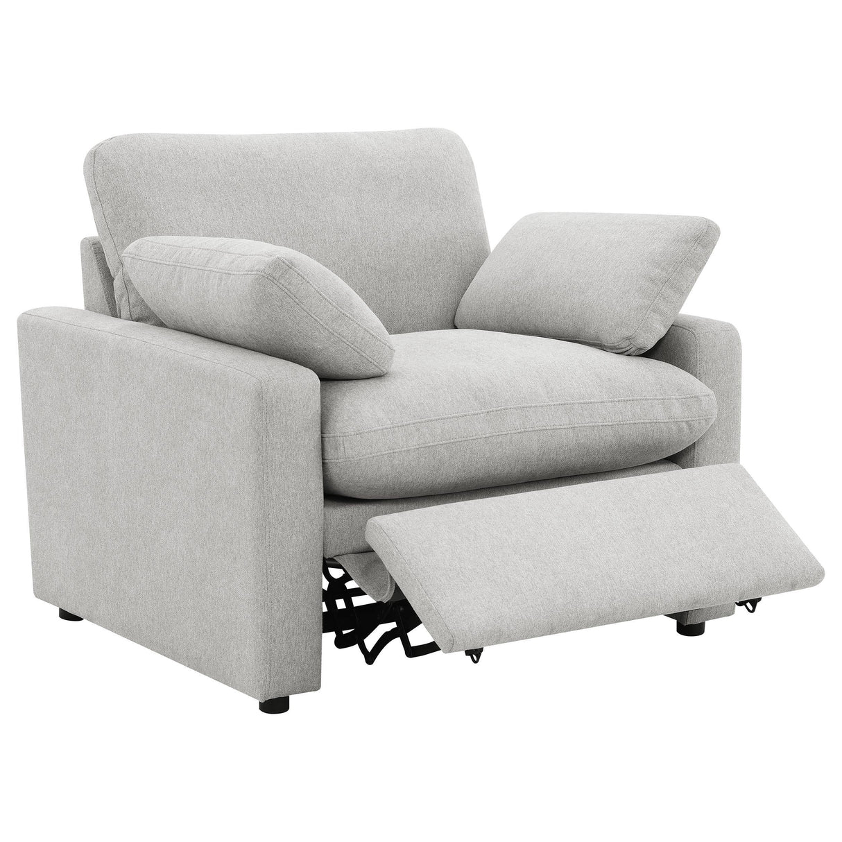 Collins Grey Upholstered Power Recliner Chair by Coaster at Eve Furniture
