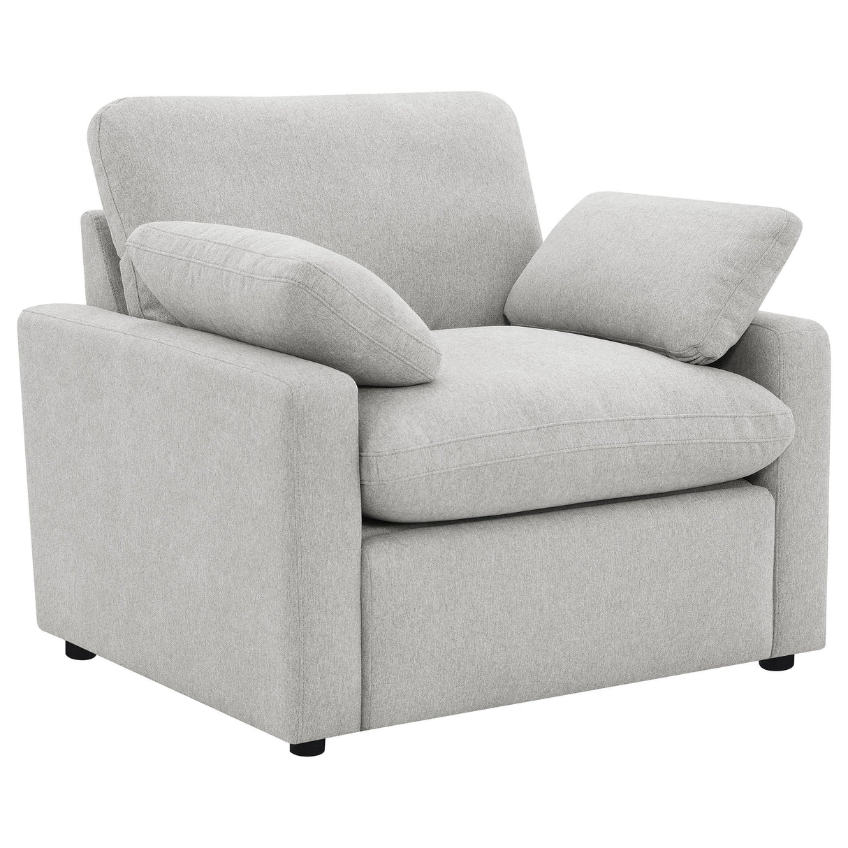 Collins Grey Upholstered Power Recliner Chair by Coaster at Eve Furniture