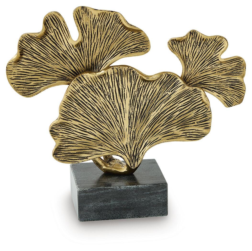 Collridge Gold Finish/Black Sculpture by Ashley at Eve Furniture