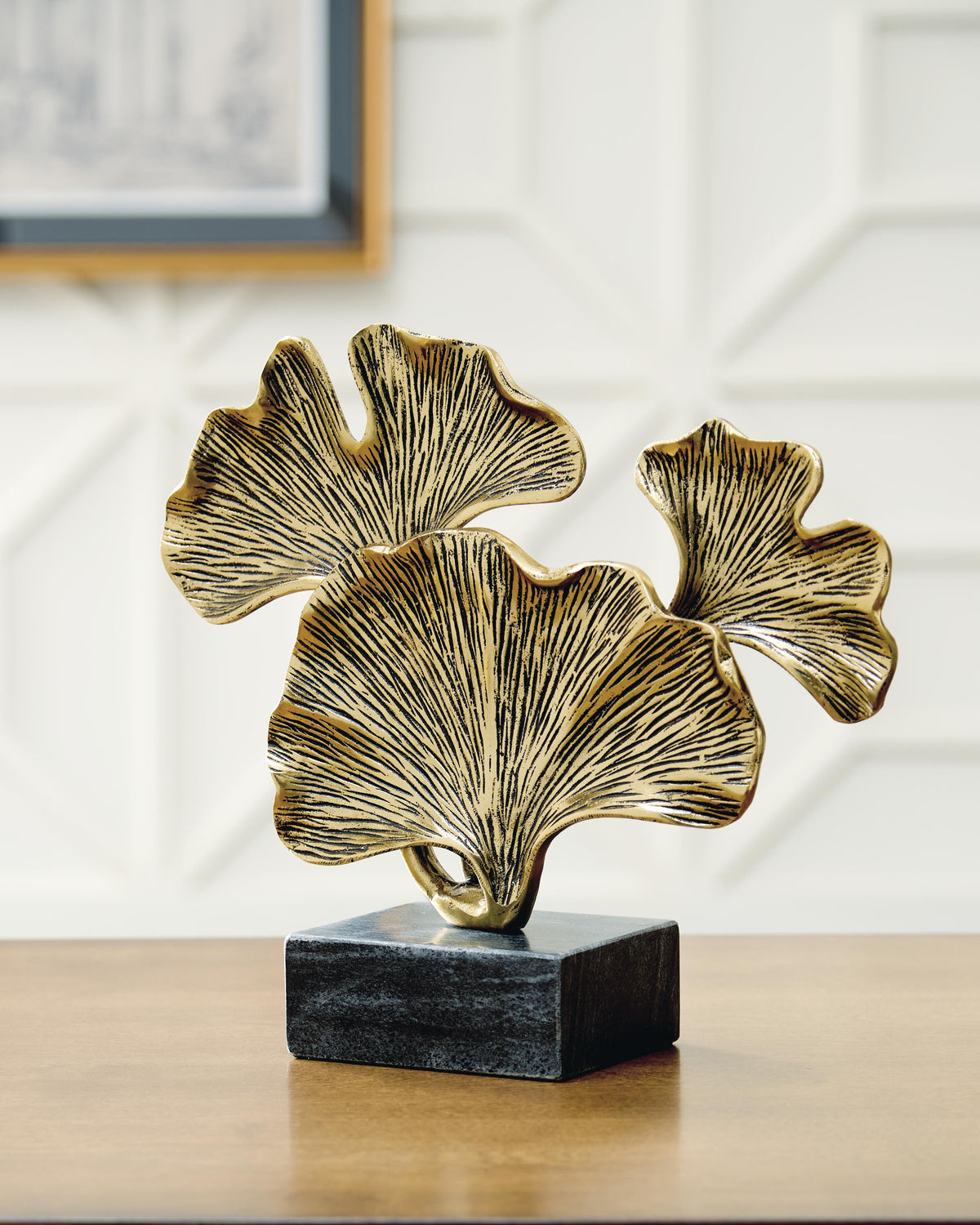 Collridge Gold Finish/Black Sculpture by Ashley at Eve Furniture