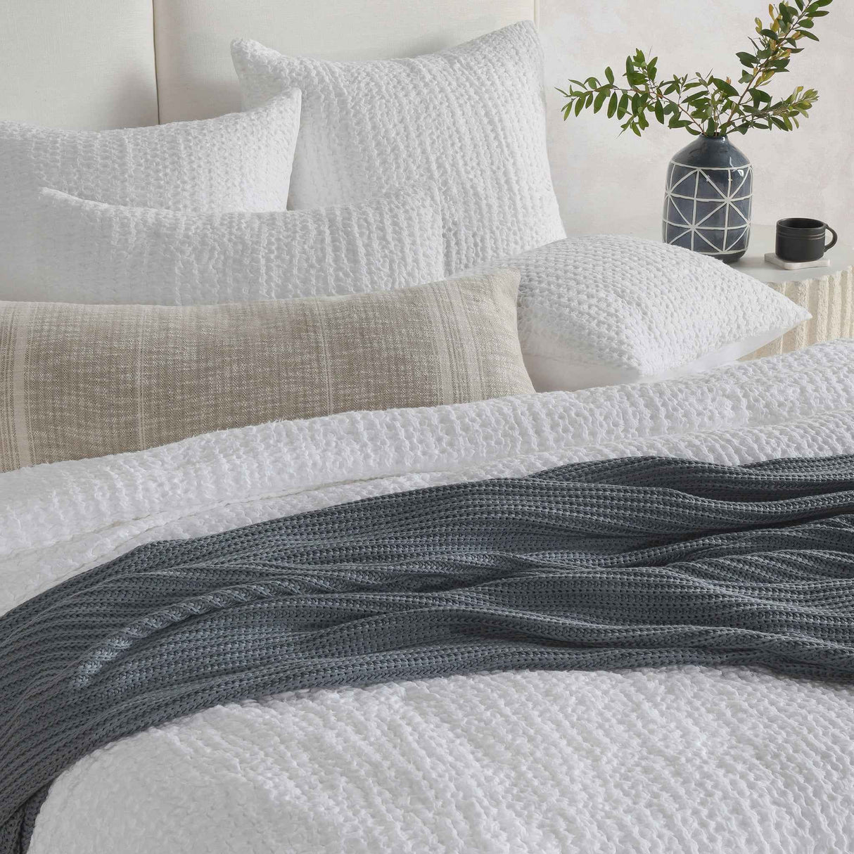 Colmar White Quilt Collection by Classic Home at Eve Furniture