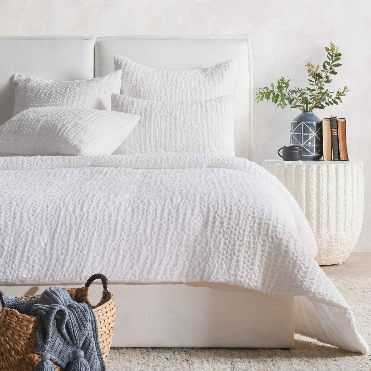Colmar White Quilt Collection by Classic Home at Eve Furniture
