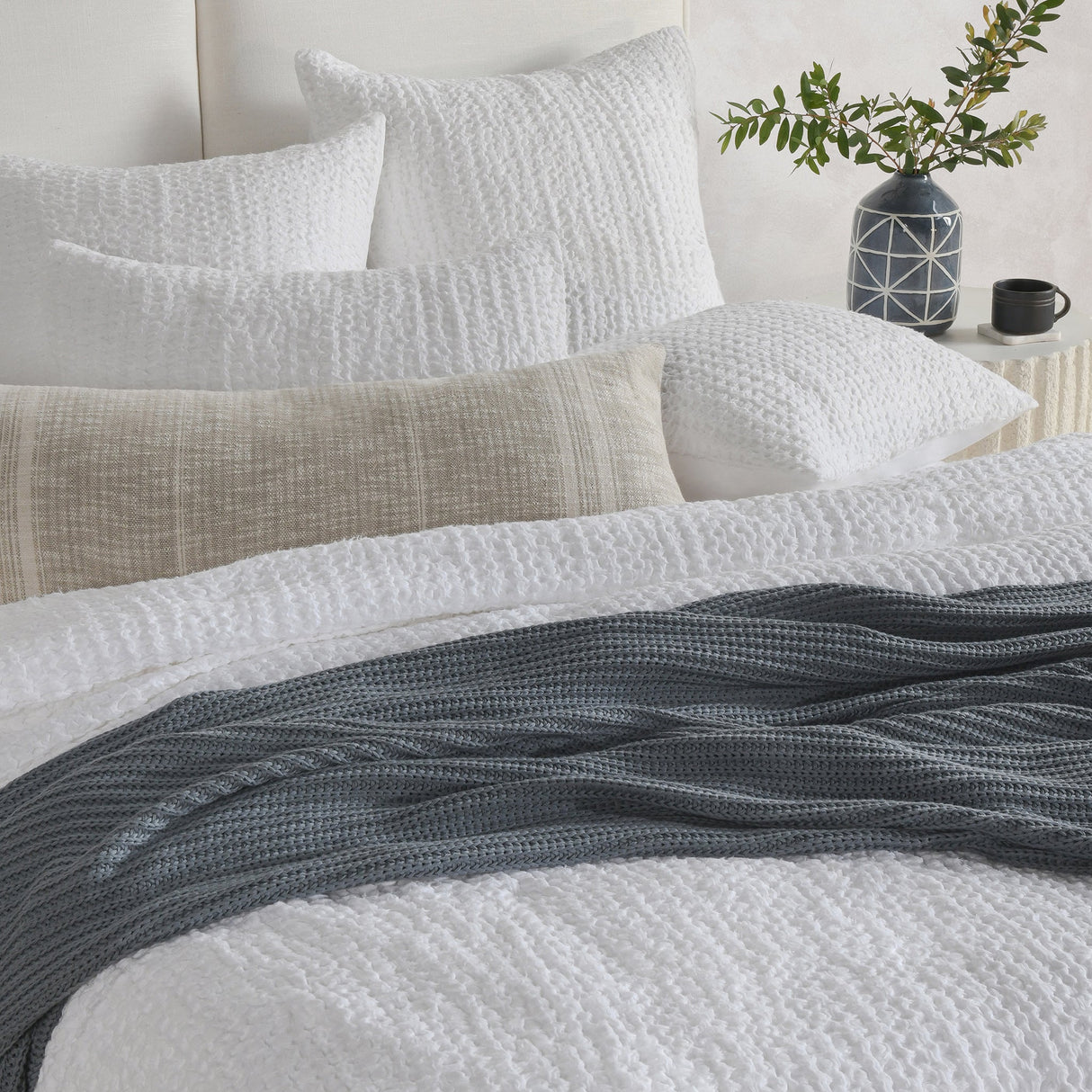 Colmar White Quilt Collection by Classic Home at Eve Furniture