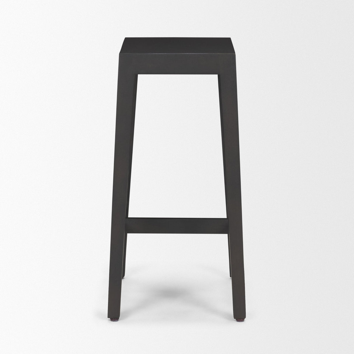 Colony Black-Brown Solid Wood Counter Stool by Mercana at Eve Furniture