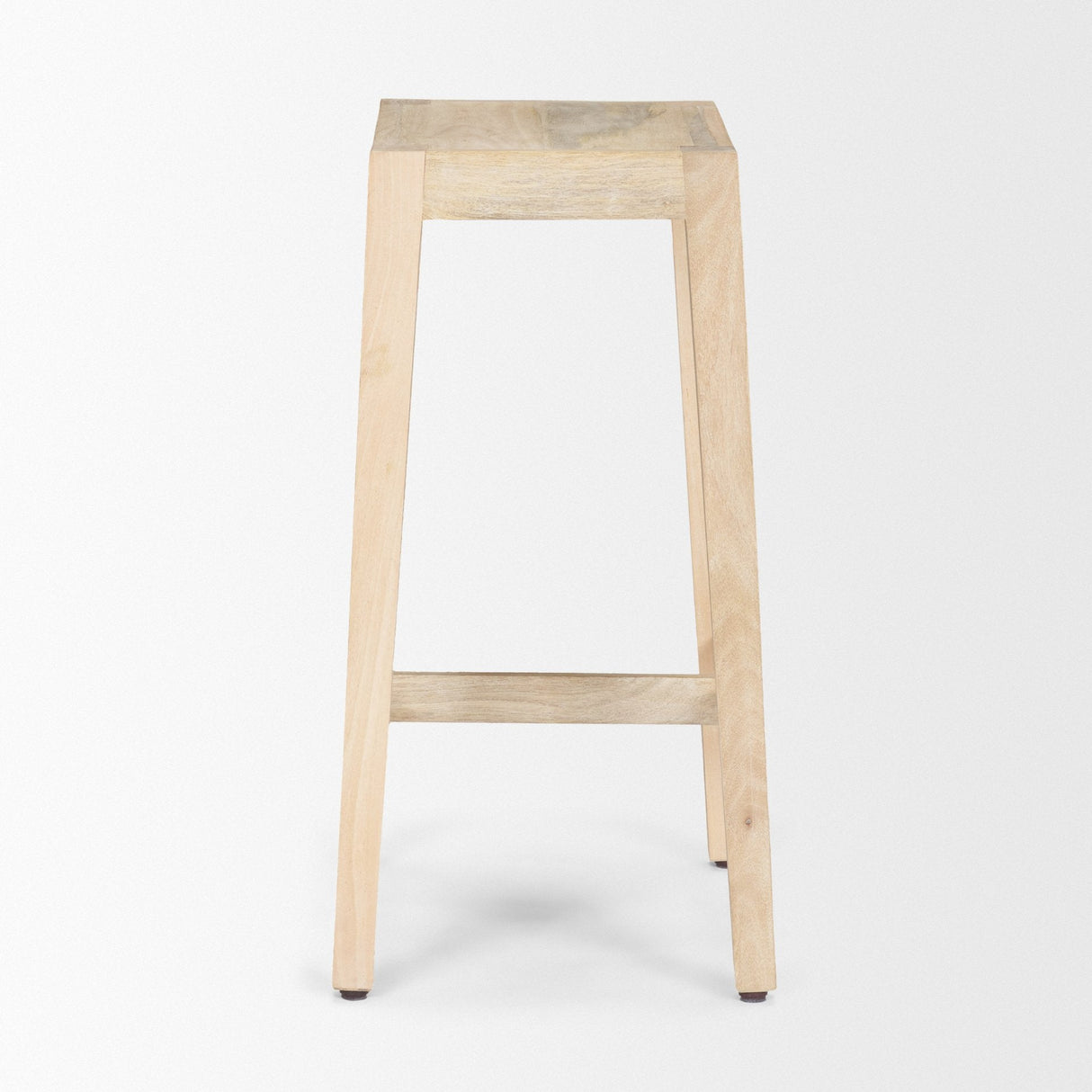 Colony Light Brown Solid Wood Counter Stool by Mercana at Eve Furniture