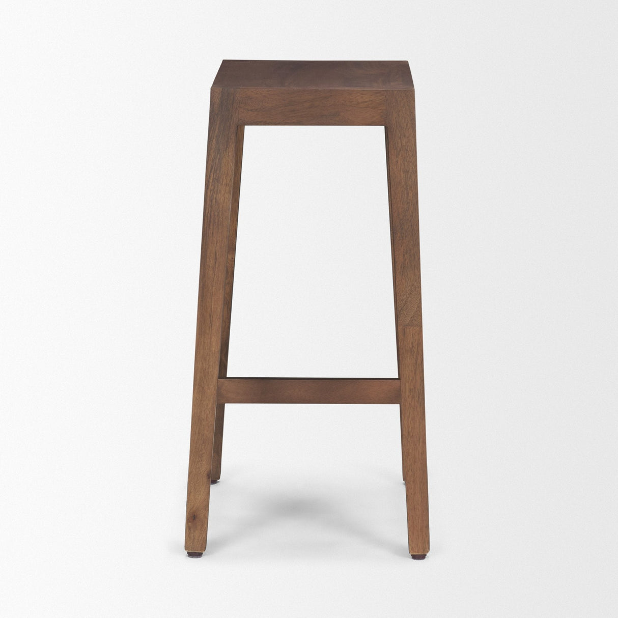 Colony Medium-Dark Brown Solid Wood Counter Stool by Mercana at Eve Furniture