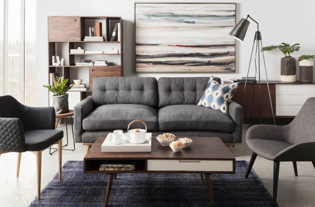 Color Swathe Wall Decor w/ Frame Large by Moe's Home at Eve Furniture