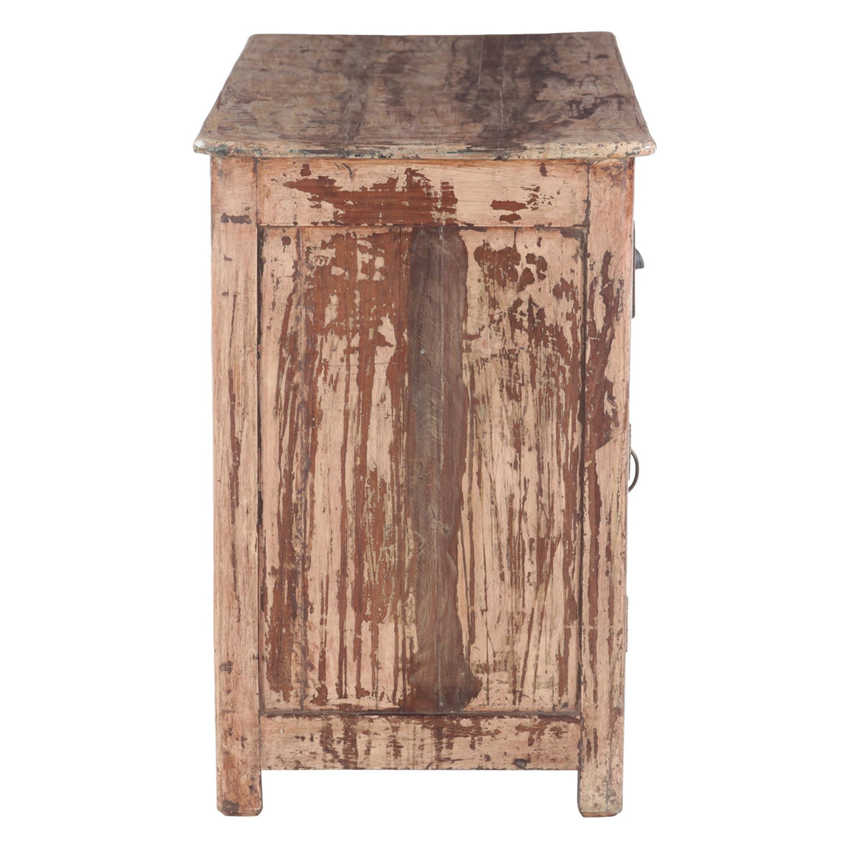 Colorful Wooden Writing Desk with Two Drawers and Two Doors by Home Trends & Design at Eve Furniture