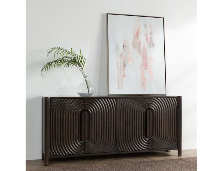 Colson Coffee Brown Cabinet by Classic Home at Eve Furniture