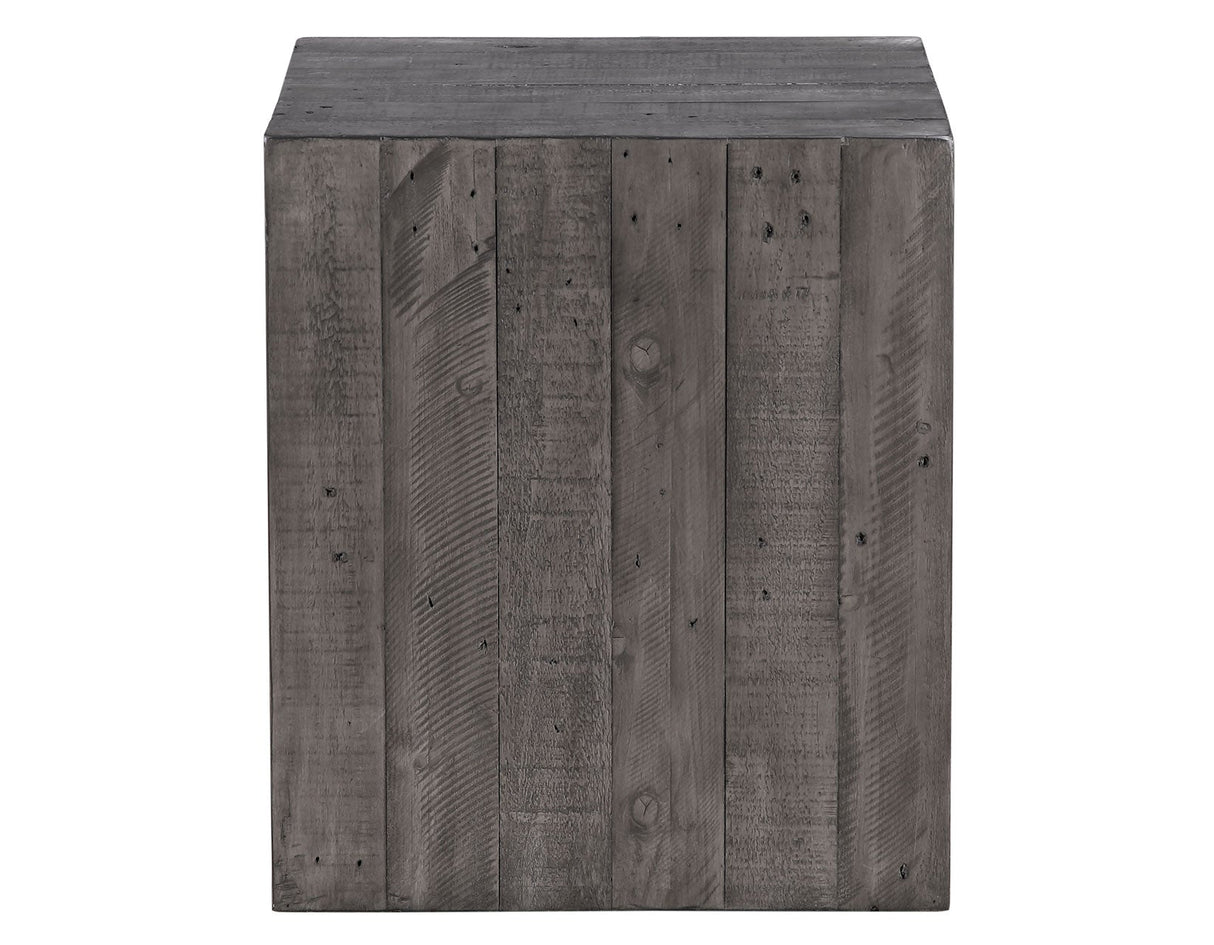 Colson Reclaimed Solid Pine End Table by Steve Silver at Eve Furniture