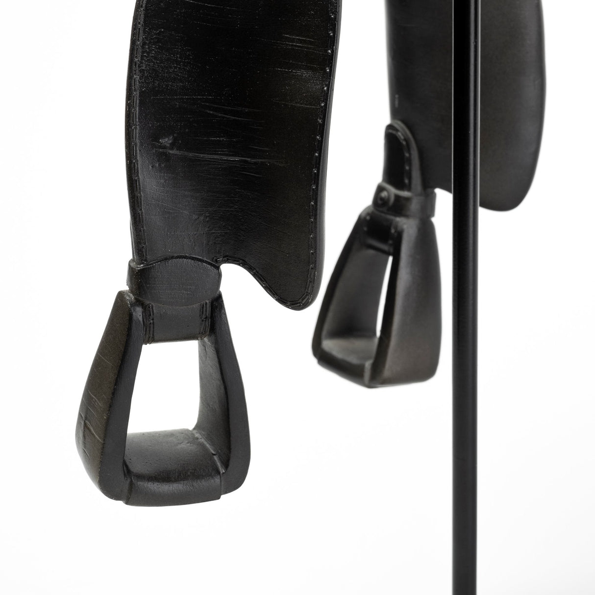 Colt I 9L x 8W Black Equestrian-Inspired Western Horse Saddle by Mercana at Eve Furniture