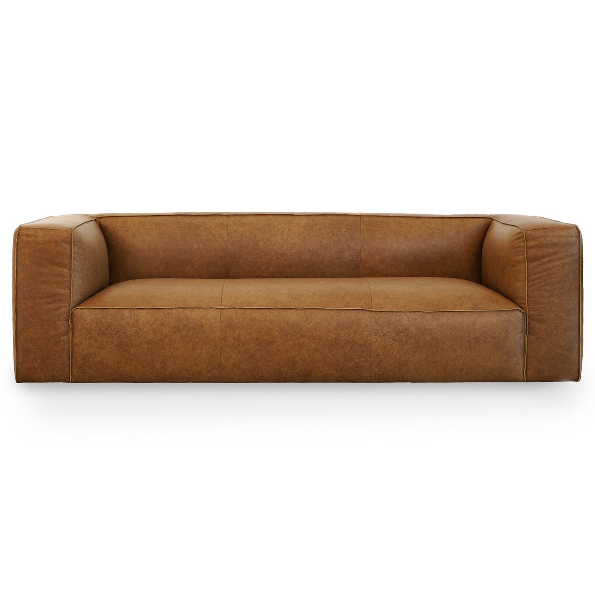 Colton Tan Leather Sofa by Ashcroft Furniture at Eve Furniture