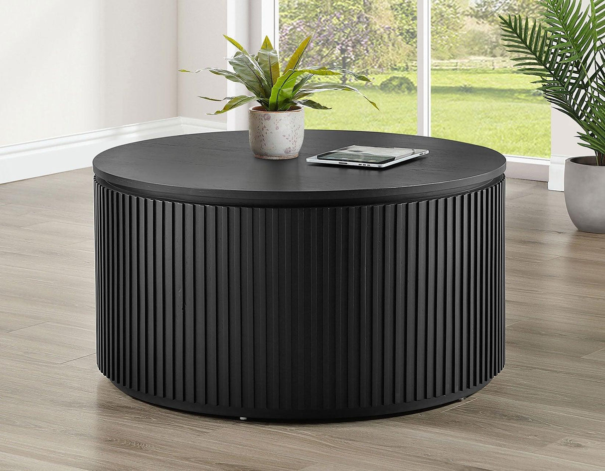 Colvin 3-Piece Table Set, Black Finish by Steve Silver at Eve Furniture