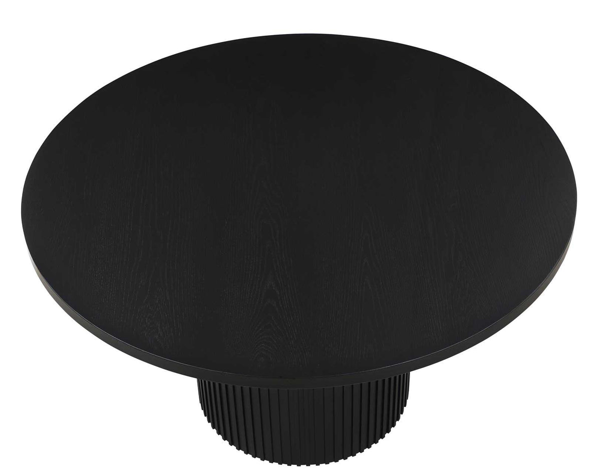 Colvin 52″ Round Dining Table, Black finish by Steve Silver at Eve Furniture