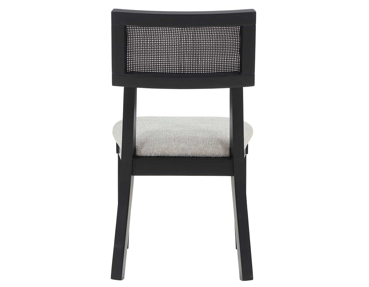Colvin Cane Side Chair, Black by Steve Silver at Eve Furniture