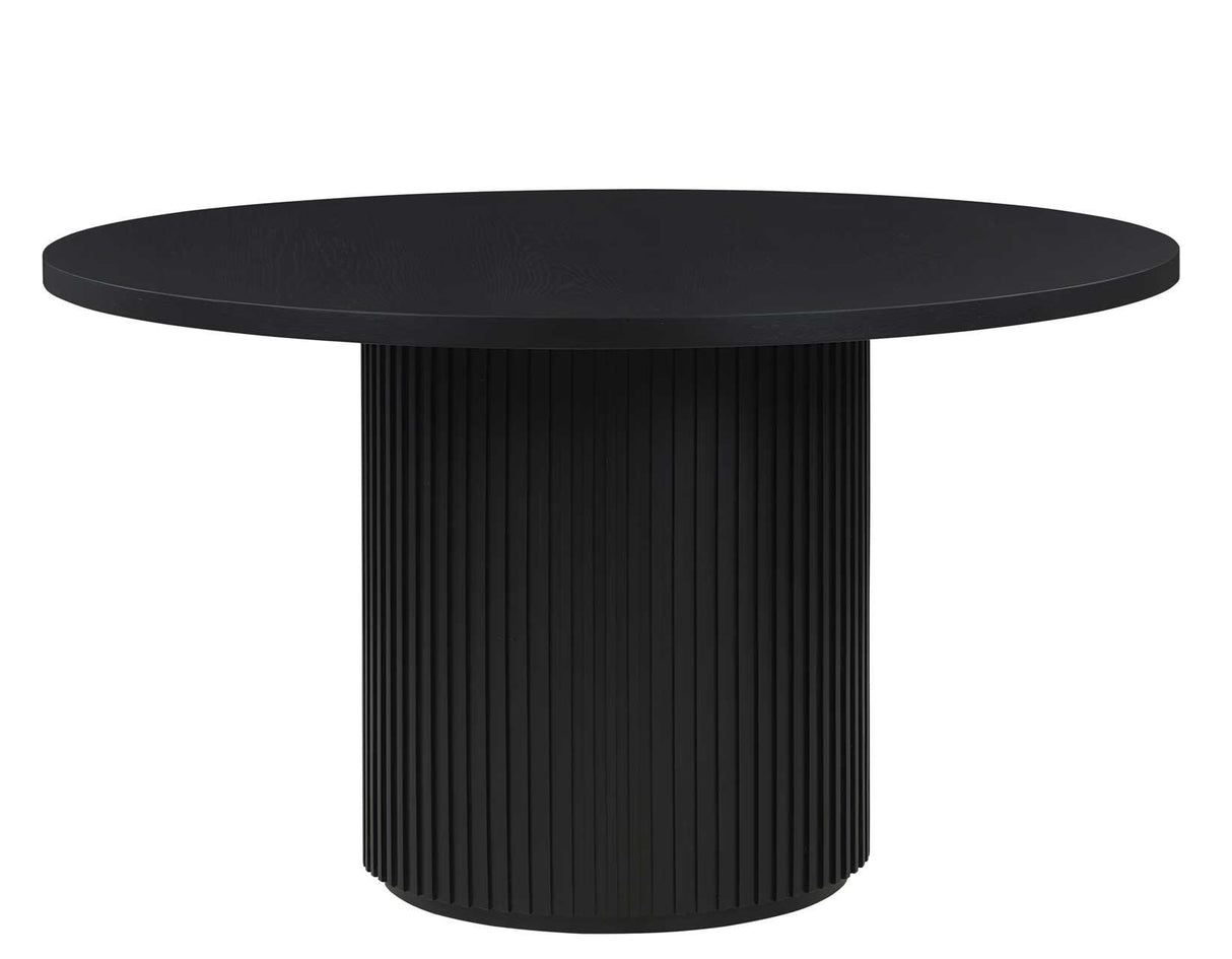 Colvin 52″ Round Dining Table, Black finish by Steve Silver at Eve Furniture