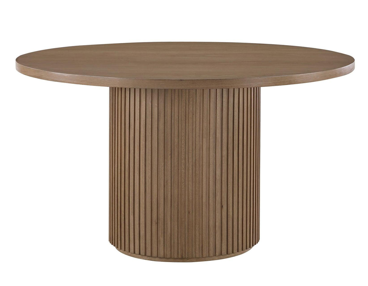 Colvin 52″ Round Dining Table, Toffee finish by Steve Silver at Eve Furniture