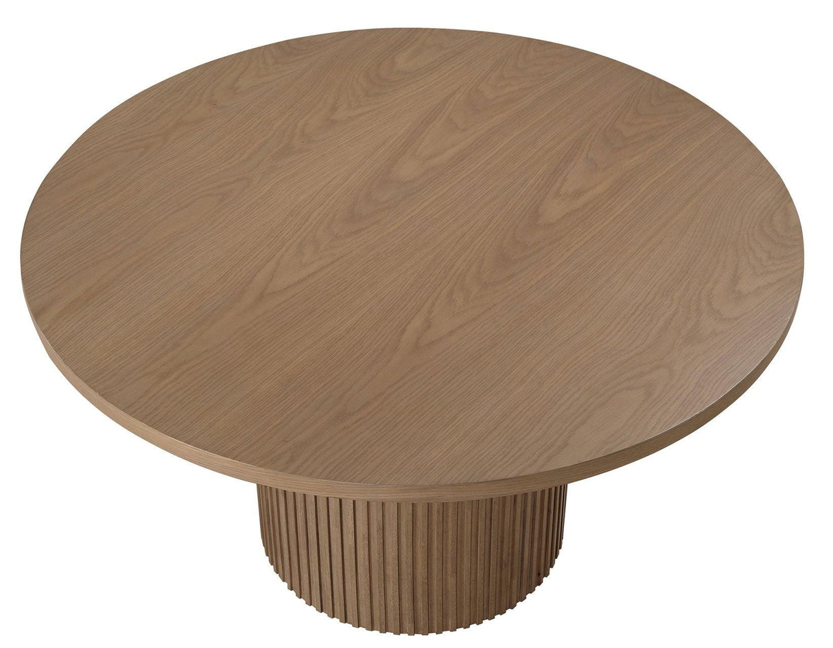Colvin 52″ Round Dining Table, Toffee finish by Steve Silver at Eve Furniture