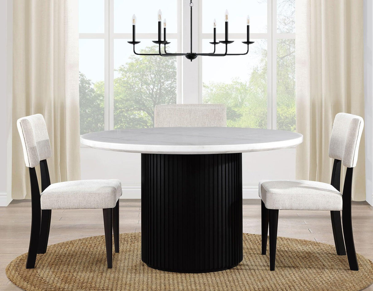 Colvin Black Side Chair by Steve Silver at Eve Furniture