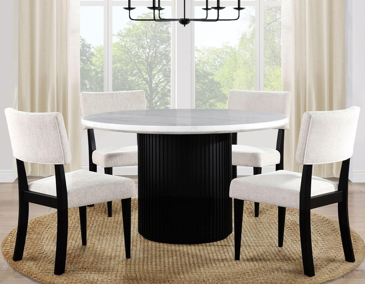 Colvin Black Side Chair by Steve Silver at Eve Furniture