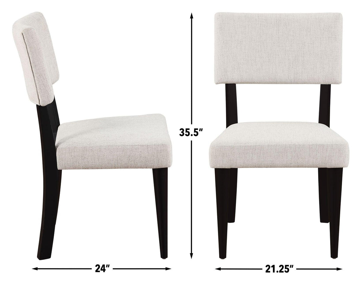 Colvin Black Side Chair by Steve Silver at Eve Furniture