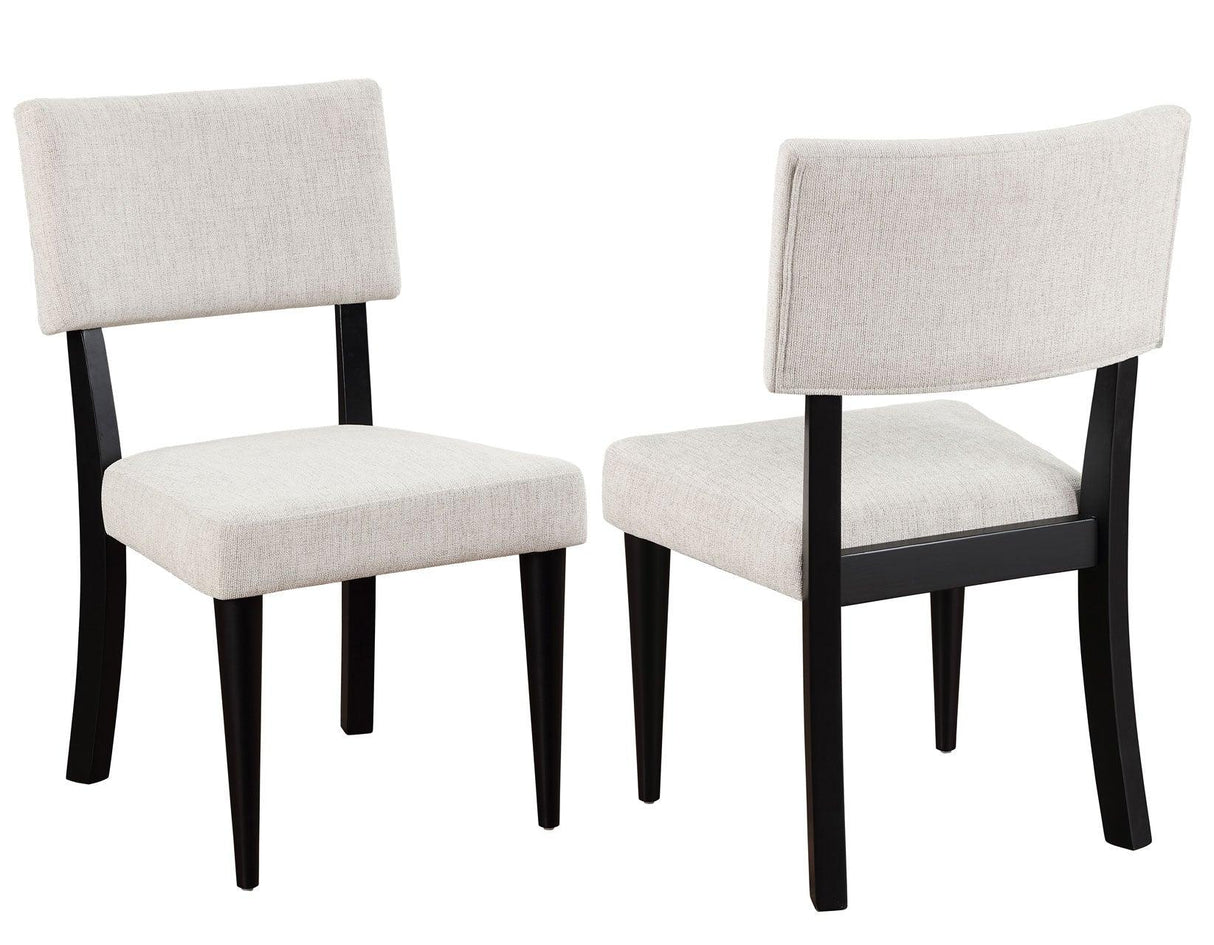 Colvin Black Side Chair by Steve Silver at Eve Furniture