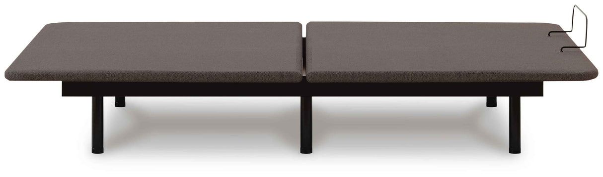 Comfort Classic Adj Base Black King Adjustable Base by Ashley at Eve Furniture