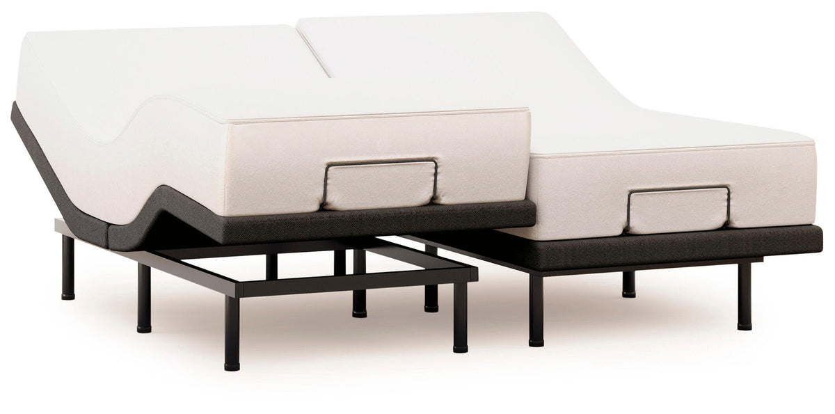 Comfort Premier Black Split California King Adjustable Base by Ashley at Eve Furniture