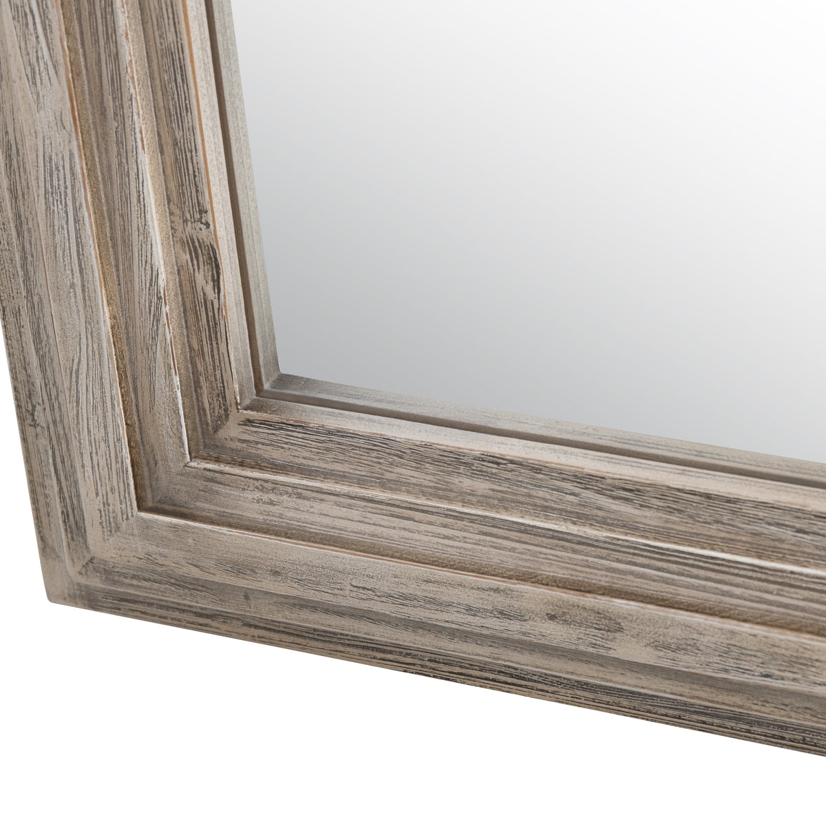 Commack Natural/Brown Wall Mirror by Crestview at Eve Furniture