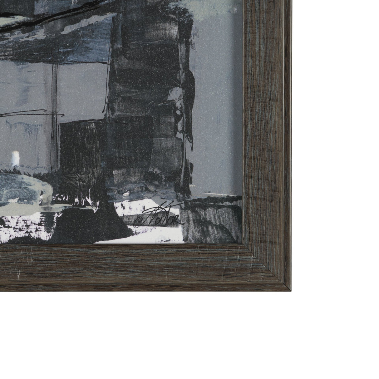 Community 1A by Mercana Studio Hand-Embellished Textured Framed Artwork Matted by Mercana at Eve Furniture