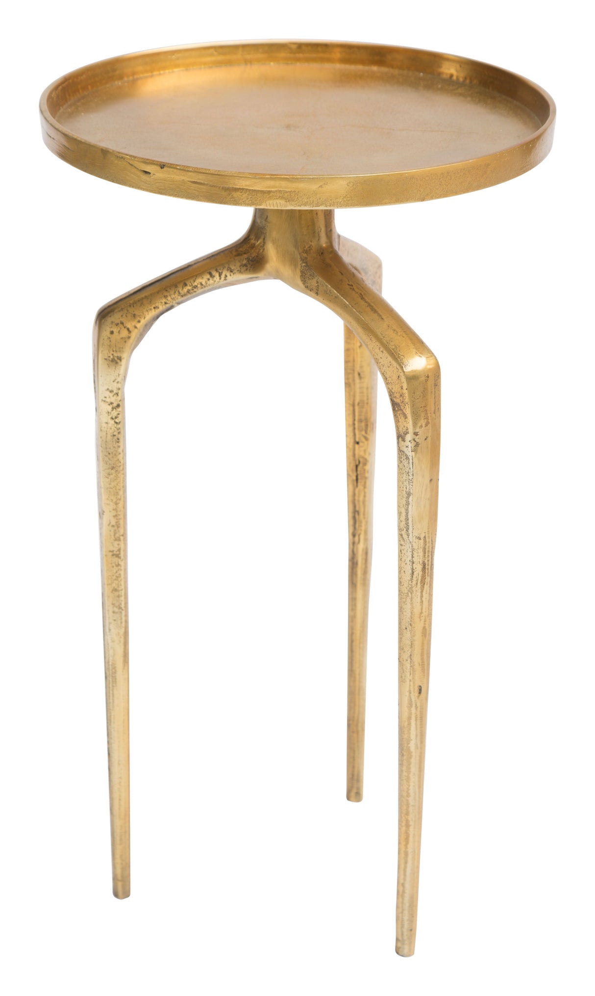Como Antique Gold Accent Table Set (2-Piece) by Zuomod at Eve Furniture