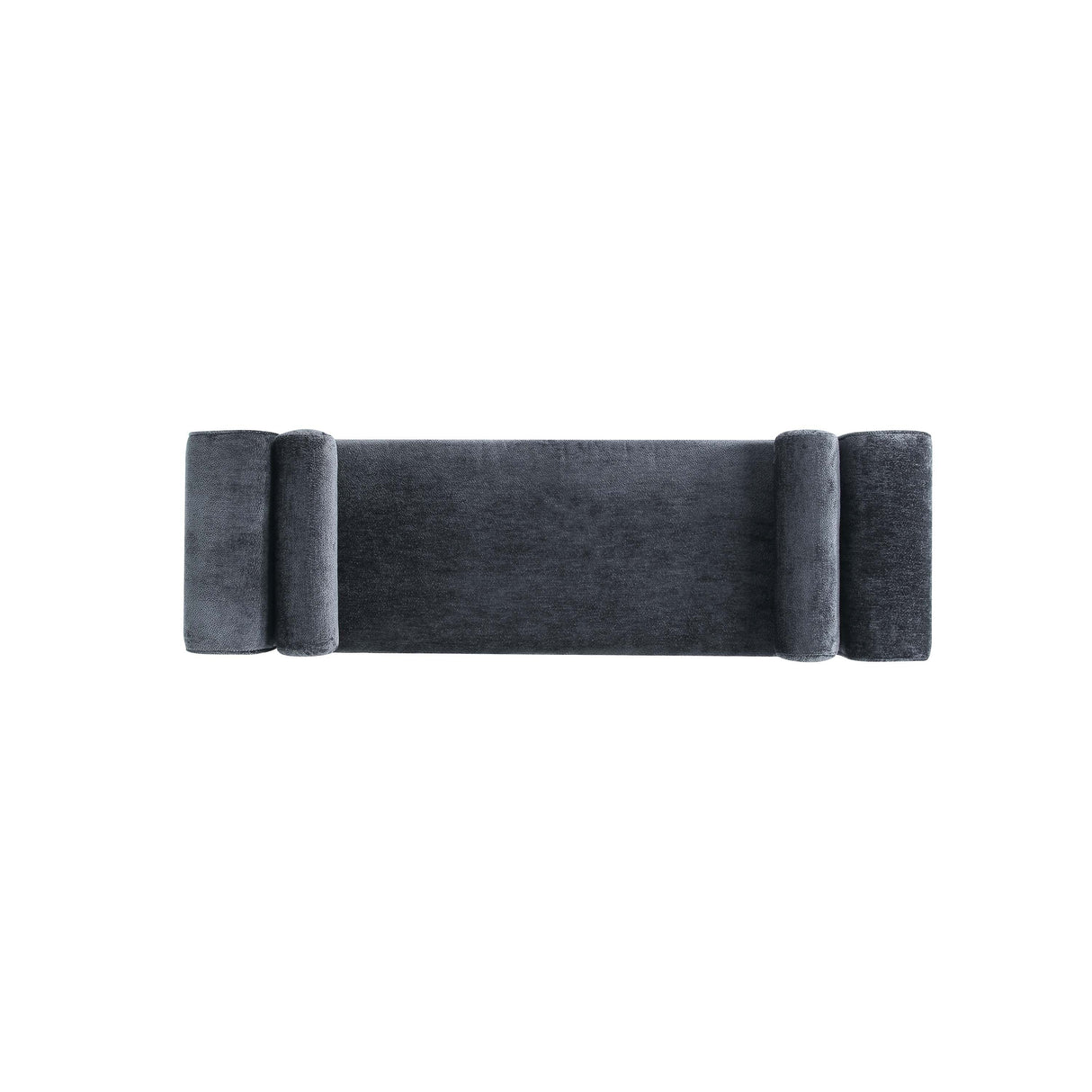 Concord Bench in Black by Manhattan Comfort at Eve Furniture