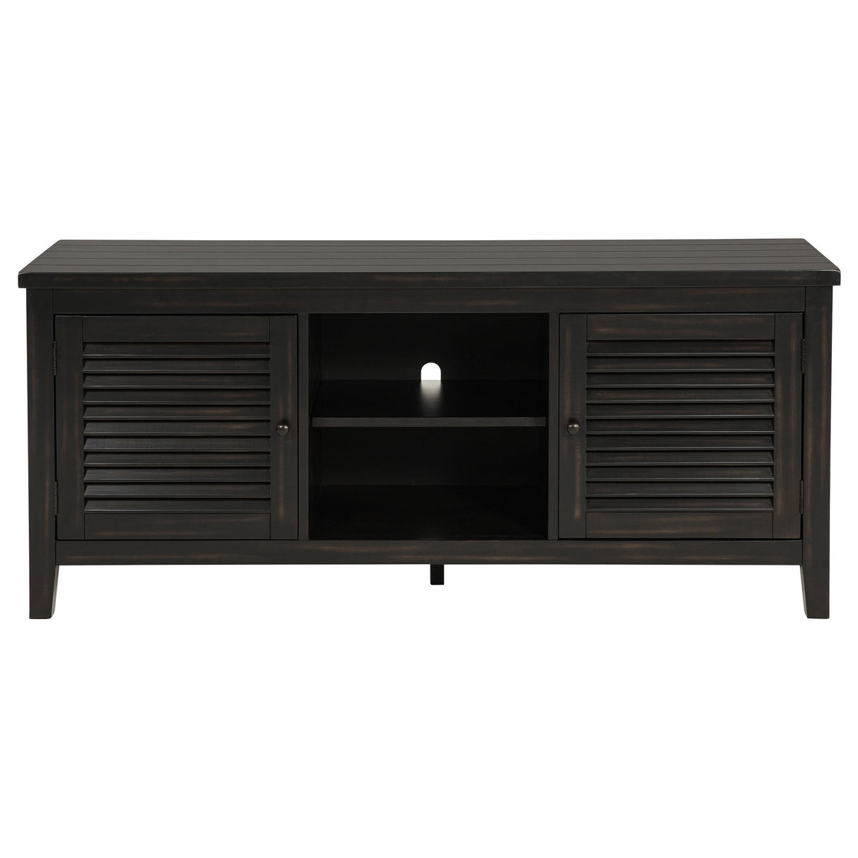 Concord Distressed Java 2-Door TV Stand Console by Coaster at Eve Furniture