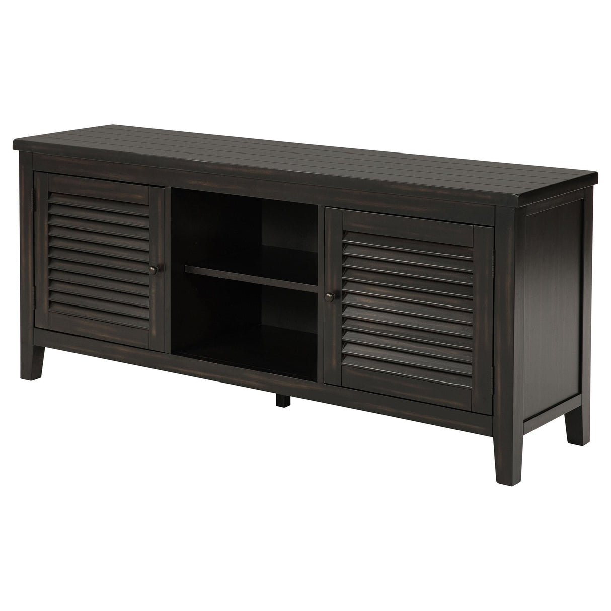 Concord Distressed Java 2-Door TV Stand Console by Coaster at Eve Furniture