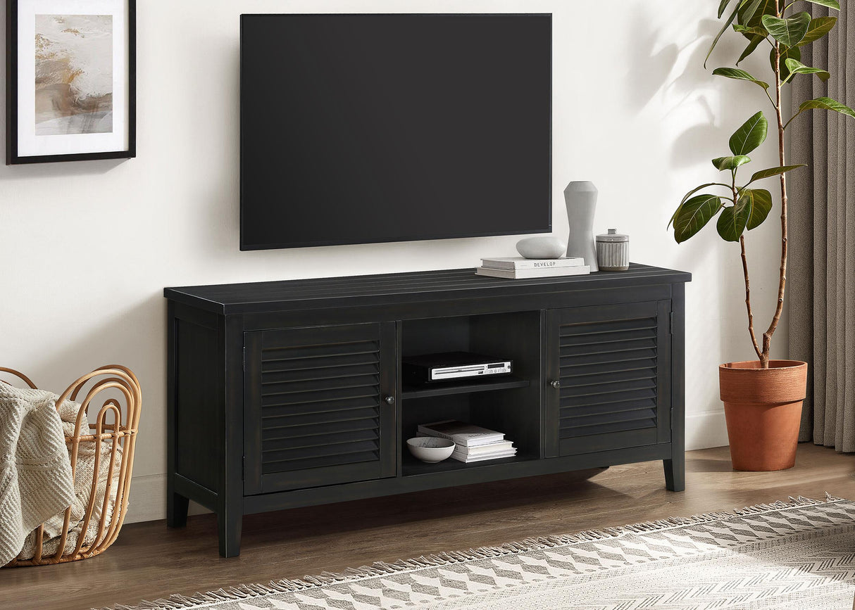 Concord Distressed Java 2-Door TV Stand Console by Coaster at Eve Furniture